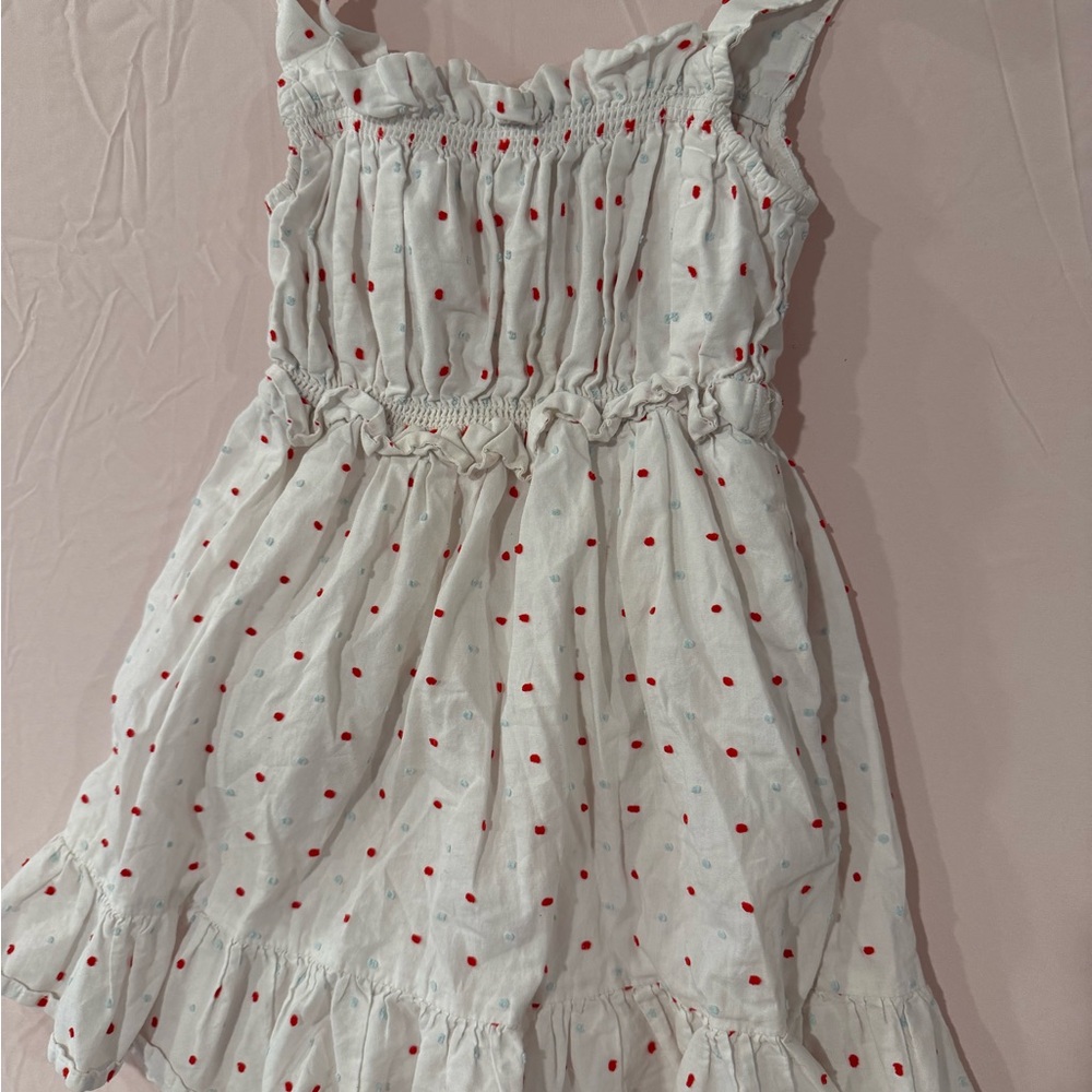 White and Red Polka Dot Kids Dress Janie and Jack dress